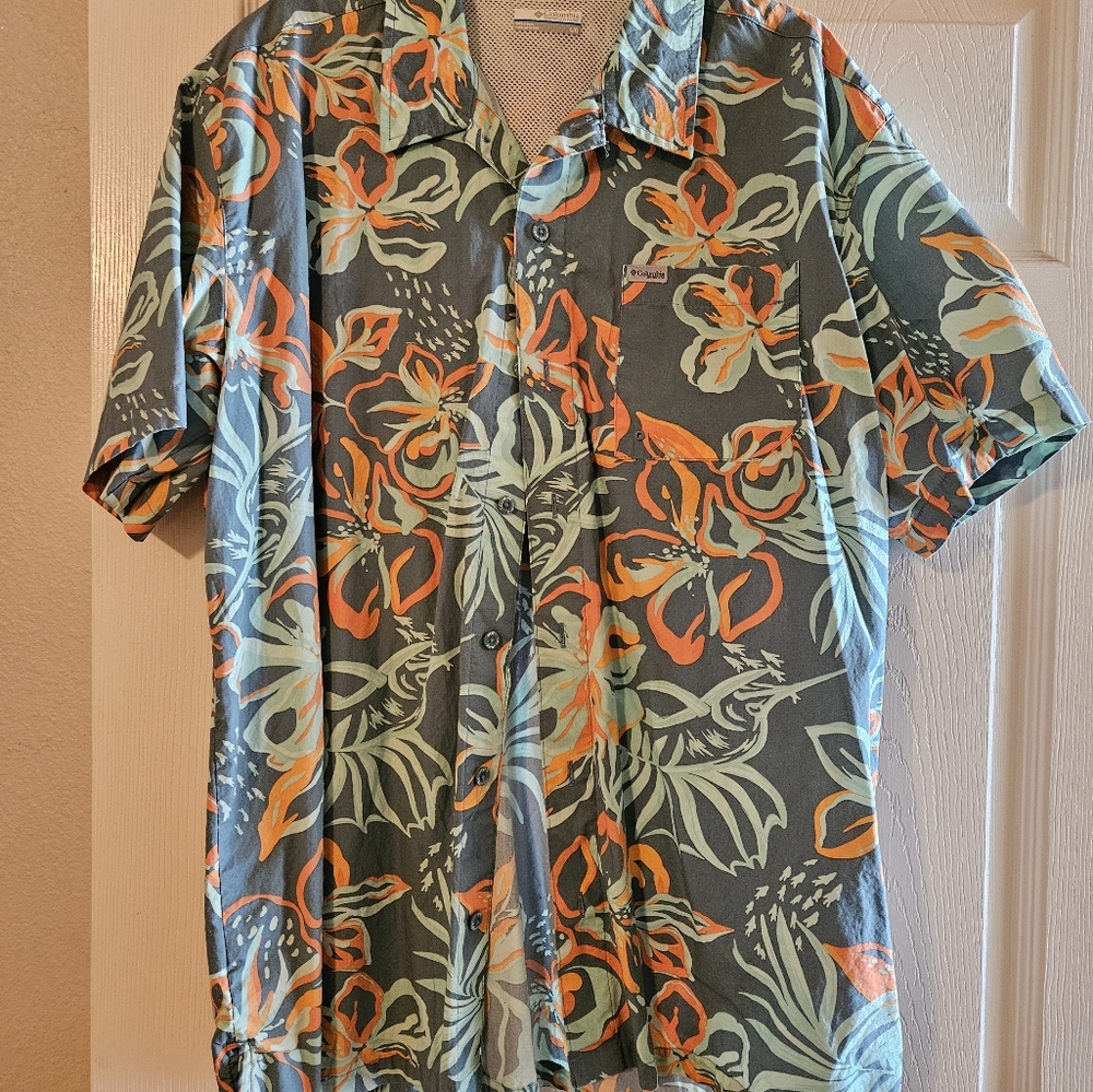 Columbia Floral Patterned Men's Shirt